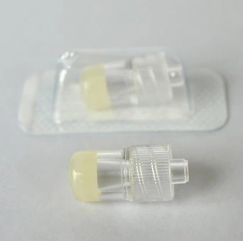 CE Certified Medical Consumables for Heparin Cap Disposable Yellow Heparin Caps