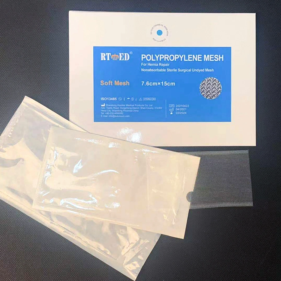 Hernai Repair Polypropylene Medical Mesh Supplies for Treatment of Hernia